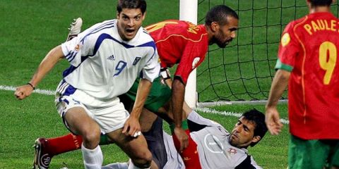 Greece, who began the tournament as 80-1 outsiders, pulled off arguably the biggest shock at a major football tournament as Angelos Charisteas' goal earned a 1-0 victory over Portugal in the final of UEFA EURO 2004.