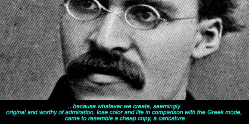 Proven in every period of its development, the western European culture has tried to rid himself of the Greeks