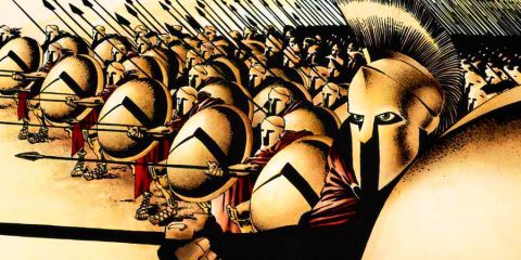 The legendary battle of leonidas and his 300 Spartans